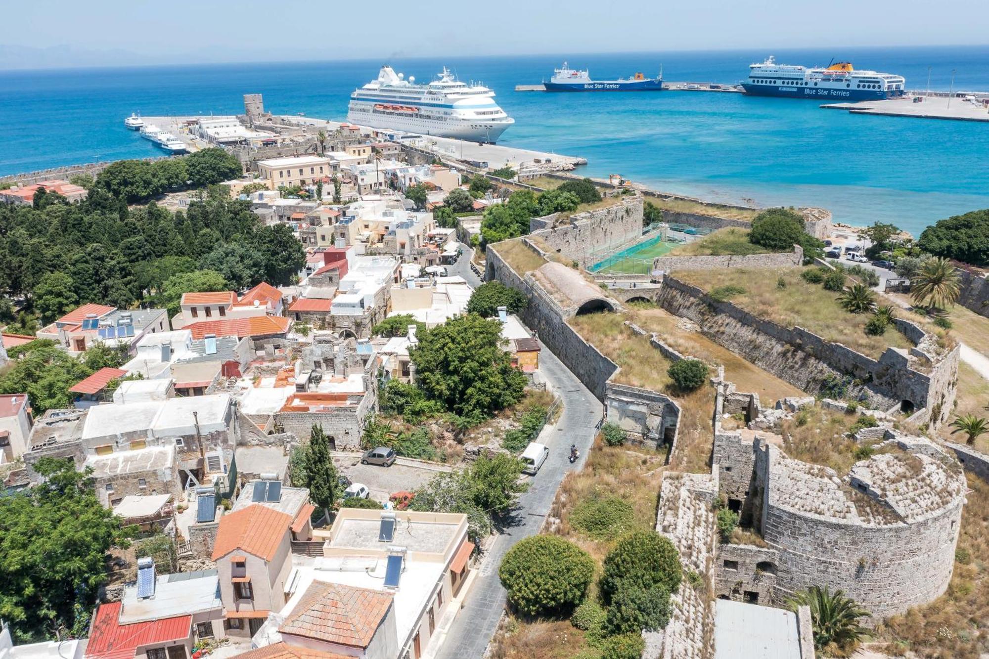 Art Medieval Town Rhodes *