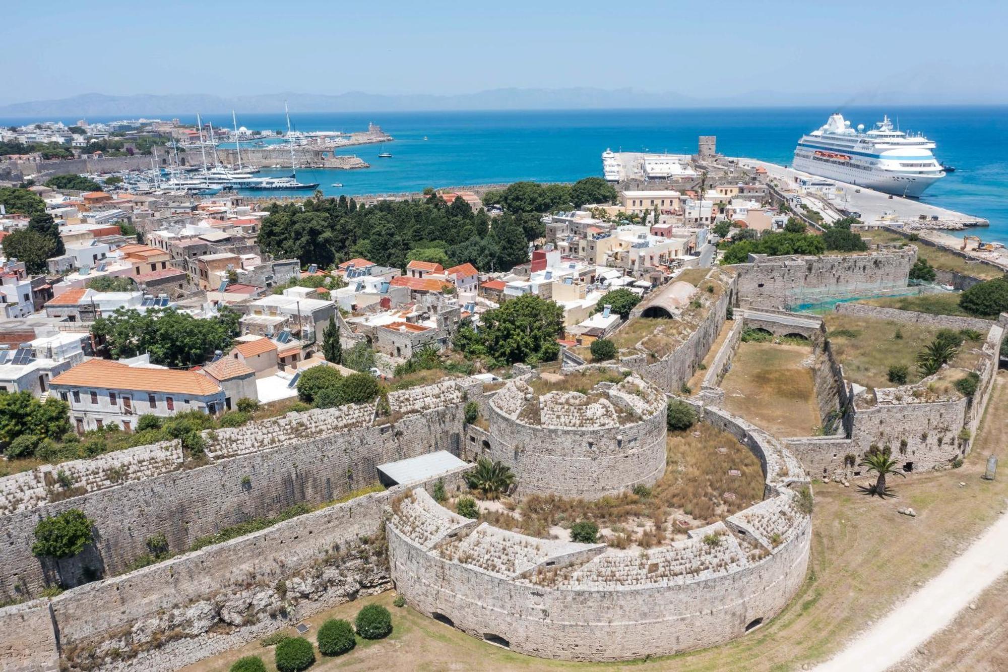 Art Medieval Town Rhodes *